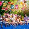 65PCS Summer Party Decorations – Beach & Pool Party Supplies, Hello Summer Banner, Hanging Swirls, Streamers, Tropical Theme Decor for Home, Office, Kids, Classroom